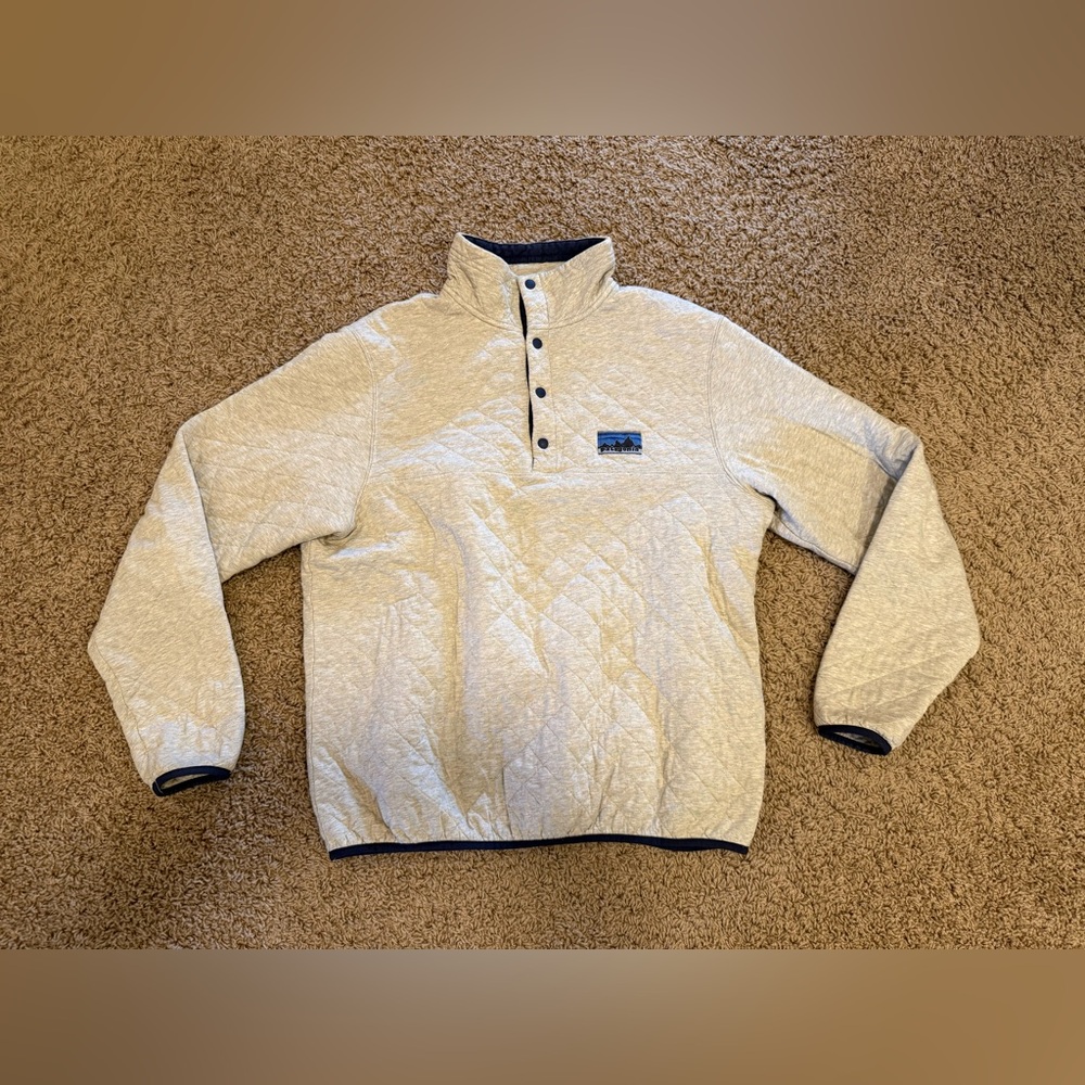 Patagonia 40th Anniversary Diamond Quilt Snap-T Pullover Men's Medium